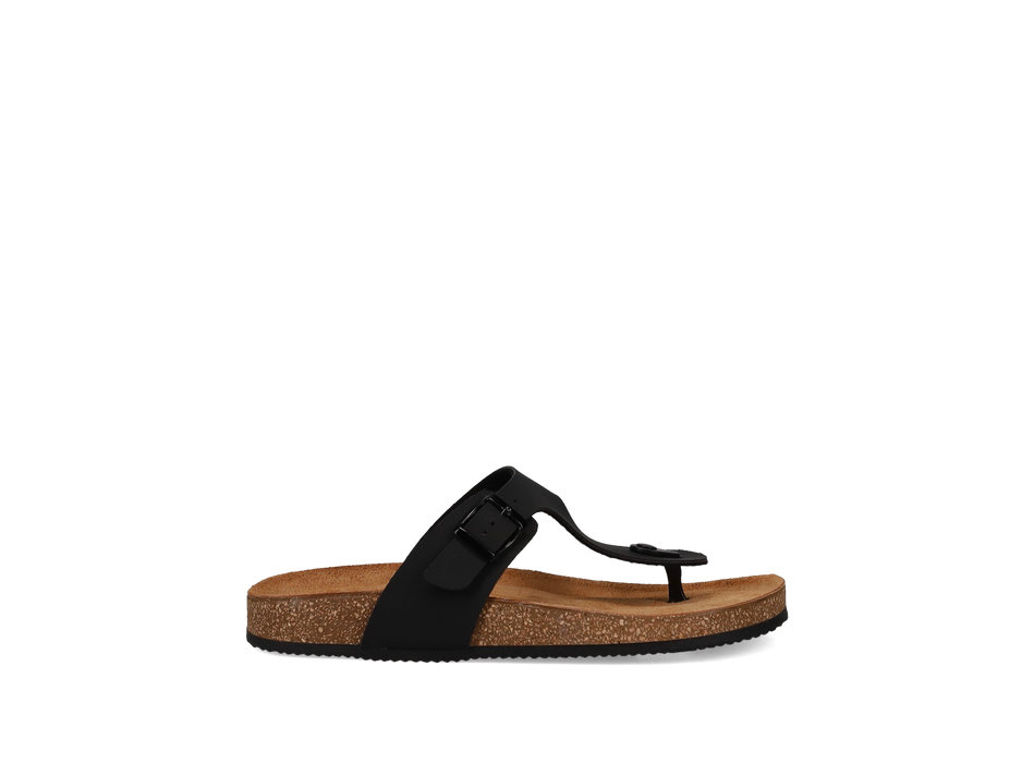 Ανδρικό Μαύρο footbed σανδάλι