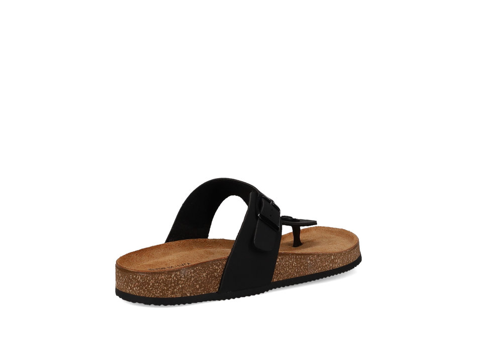 Ανδρικό Μαύρο footbed σανδάλι