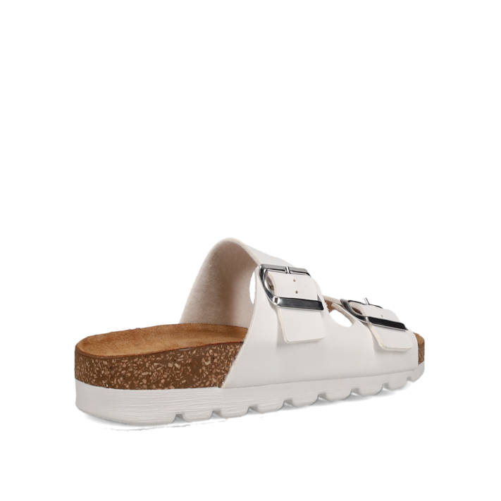 White footbed sandal