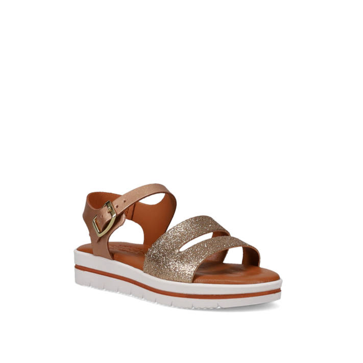Kids rose gold sandal