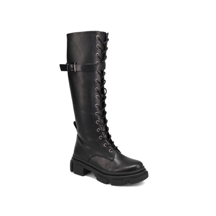 Black army boot