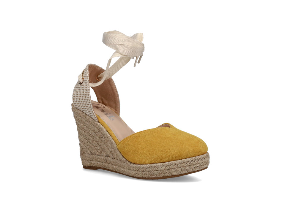 Yellow espadrille