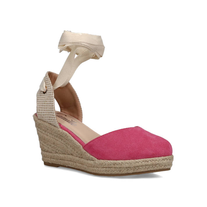 Fuchsia espadrille
