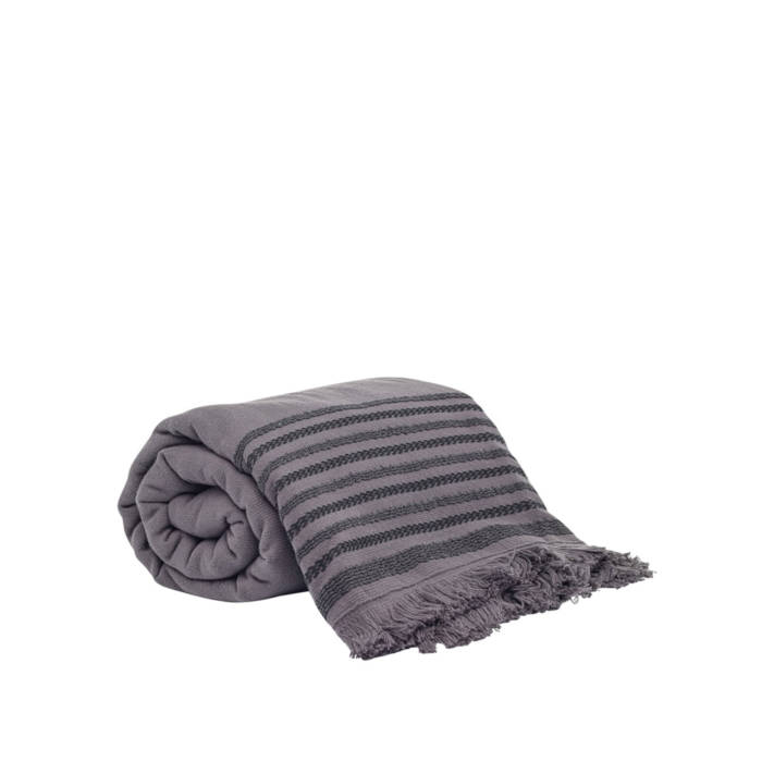 Grey beach towel