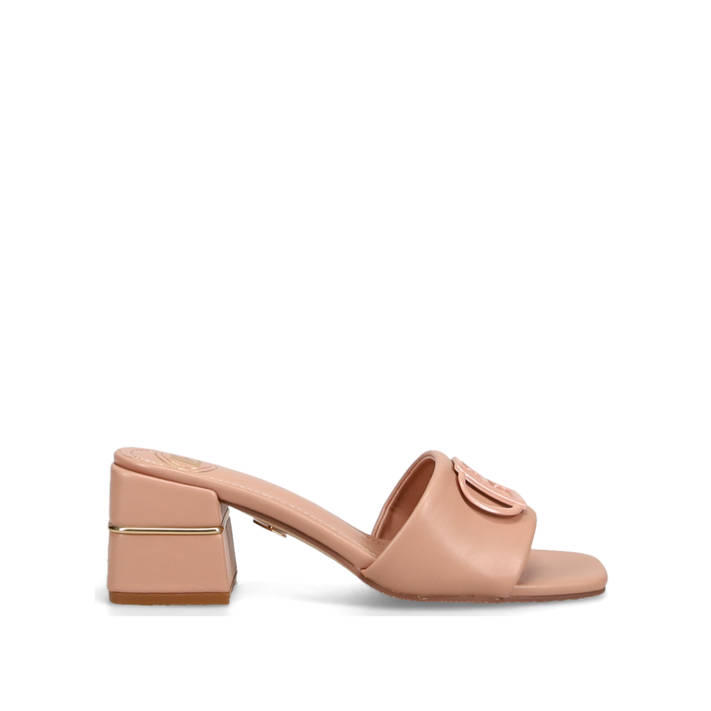 Beige mule sandal