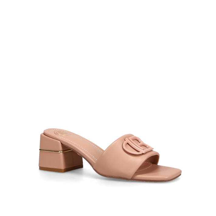 Beige mule sandal