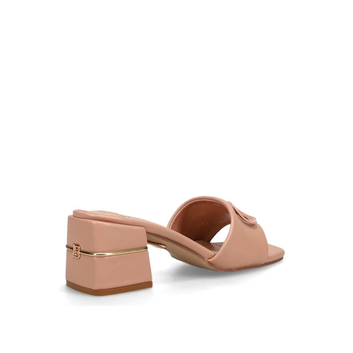 Beige mule sandal