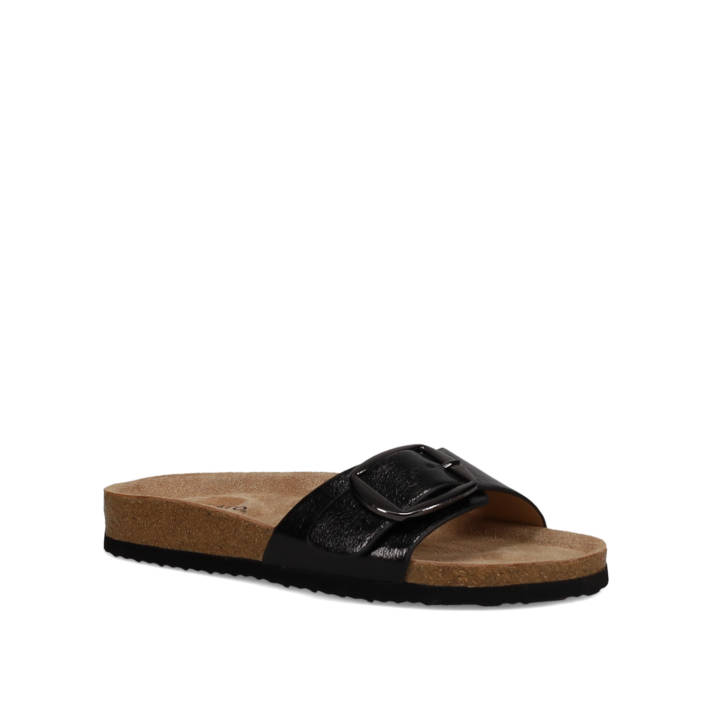 Βlack footbed sandal