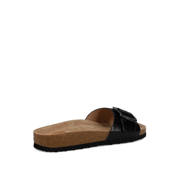 Βlack footbed sandal