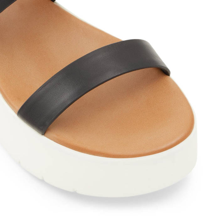 Black wedge sandal WIWIEL