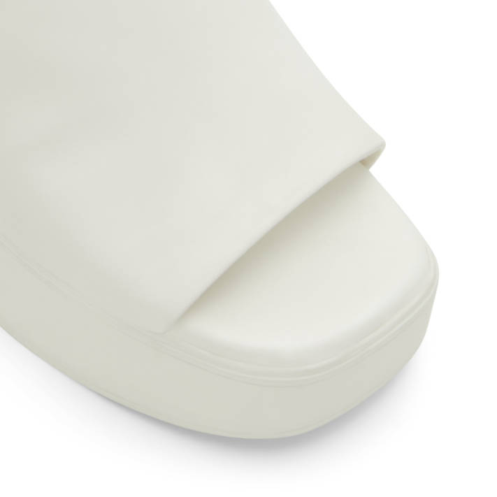 White leather mule sandal MAYSEE