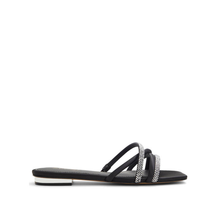 Black flat sandal NEDA
