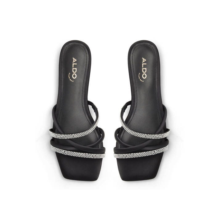 Black flat sandal NEDA