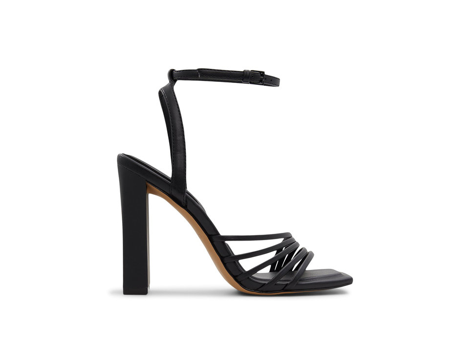 Black high heel sandal ESTELA