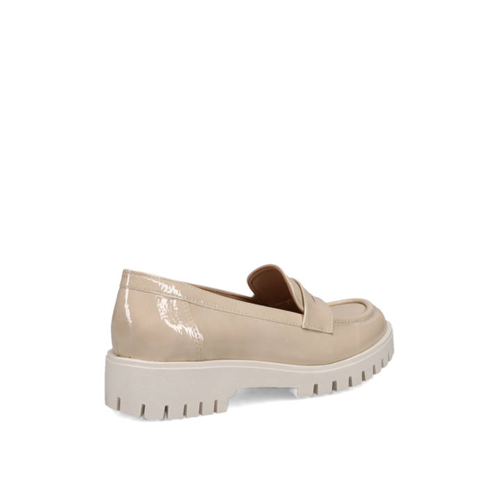 Ecru chunky loafer