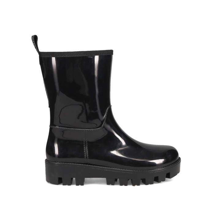 Black rain boot