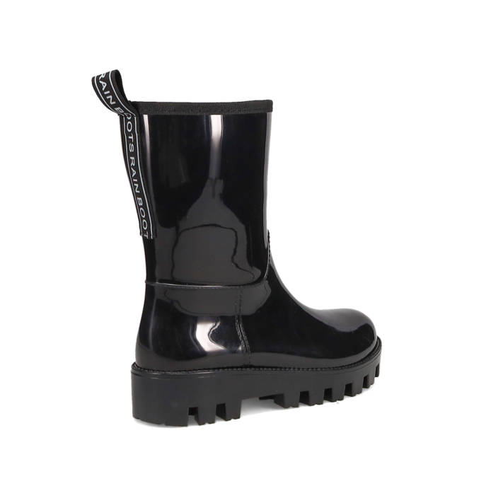 Black rain boot