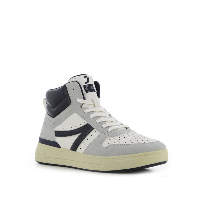 Εκρού ανδρικό sneaker μποτάκι