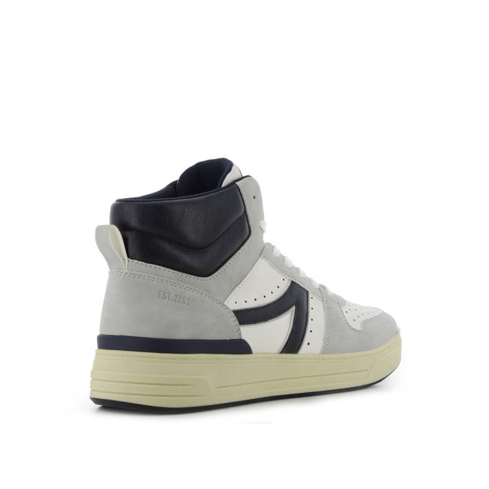 Εκρού ανδρικό sneaker μποτάκι