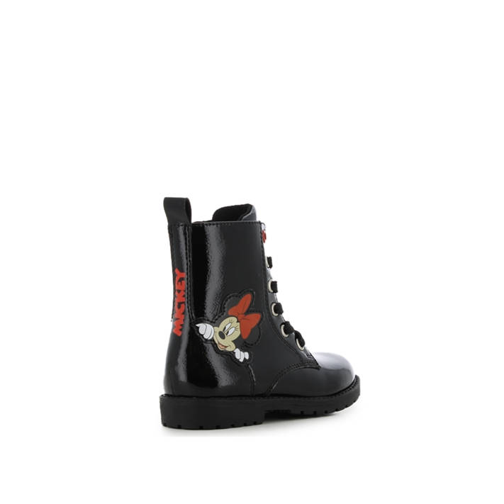 Kids black army bootie MINNIE MOUSE