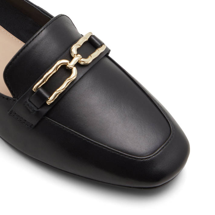 Black leather loafer CADODER