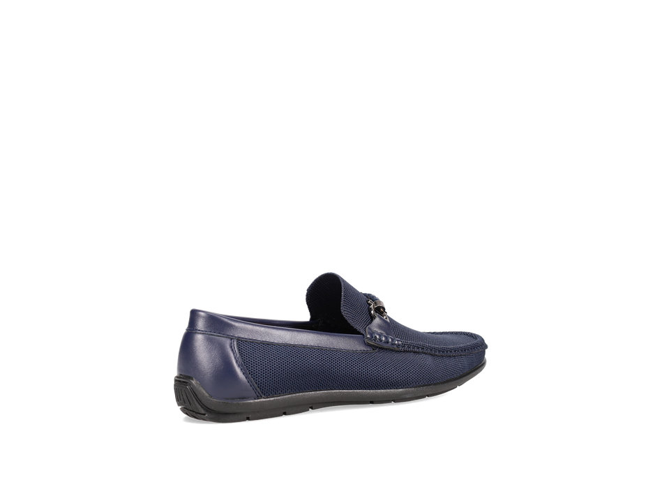 Μπλε ανδρικό loafer