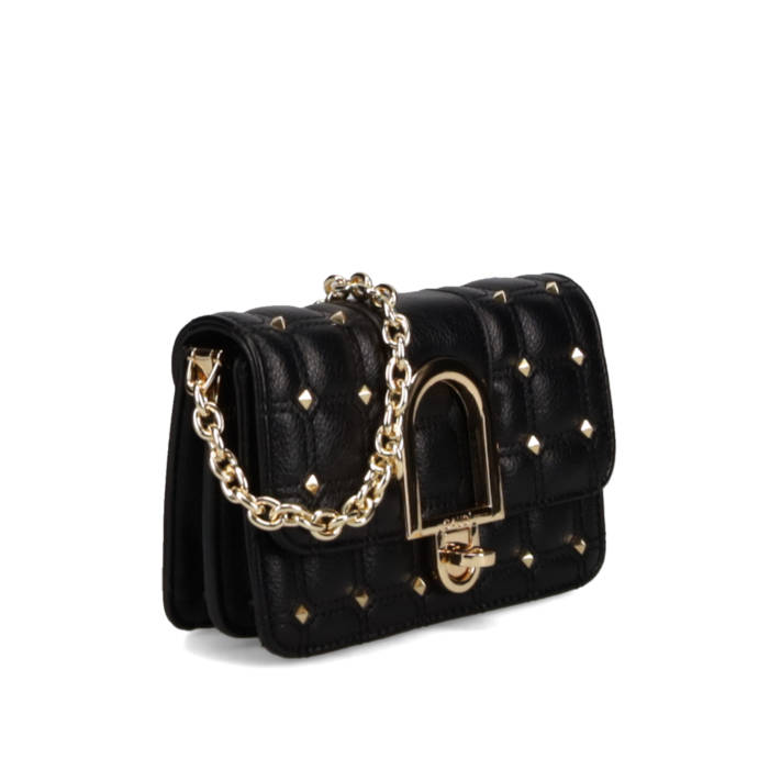 Black crossbody bag ELEONORA STUDS