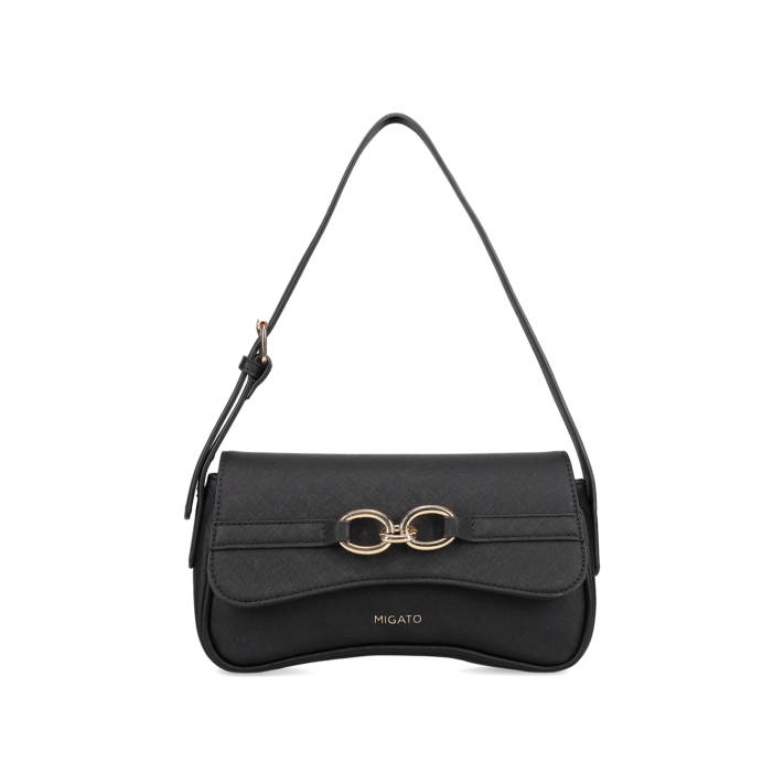 Black shoulder bag