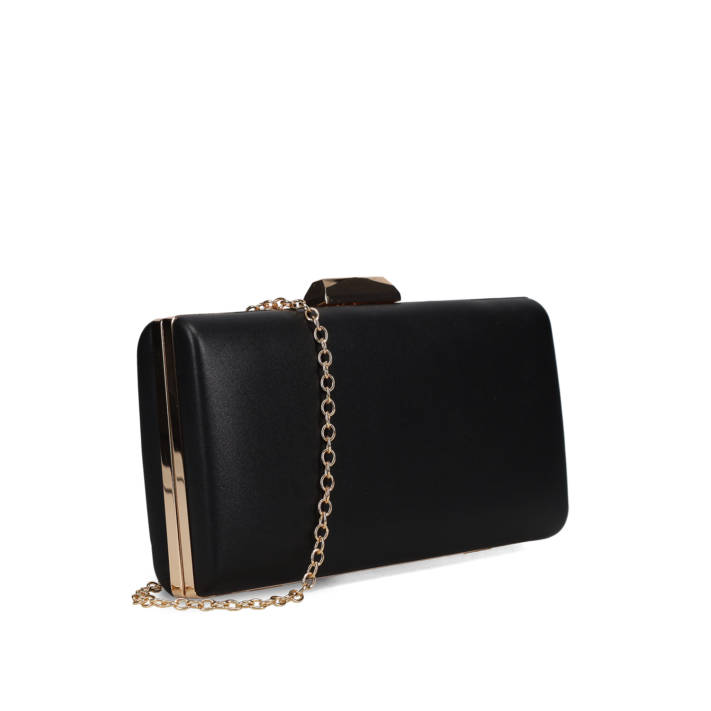 Black clutch bag
