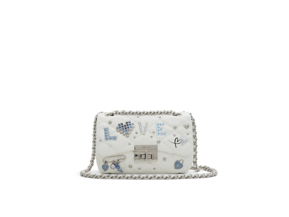 Λευκή τσάντα ώμου DIGILOVEBAG