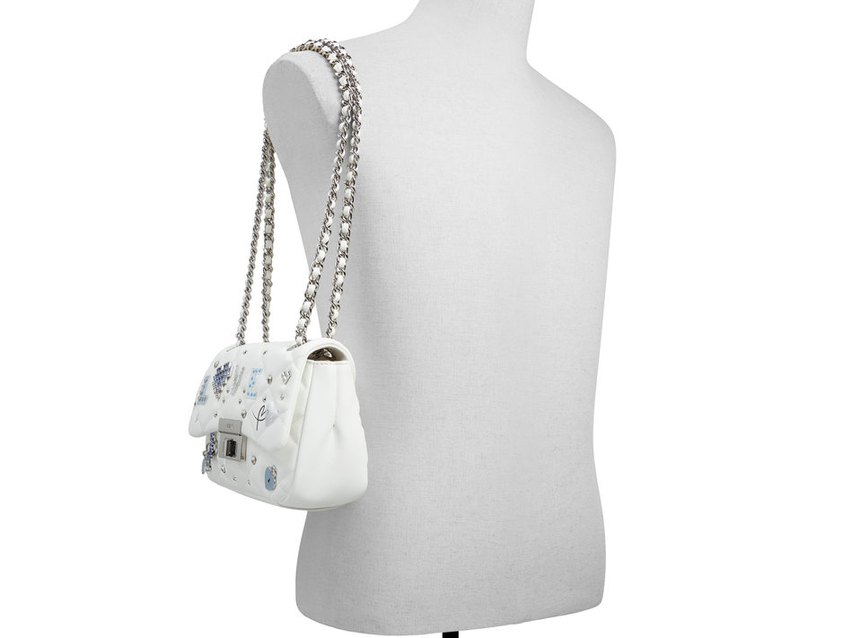 Λευκή τσάντα ώμου DIGILOVEBAG