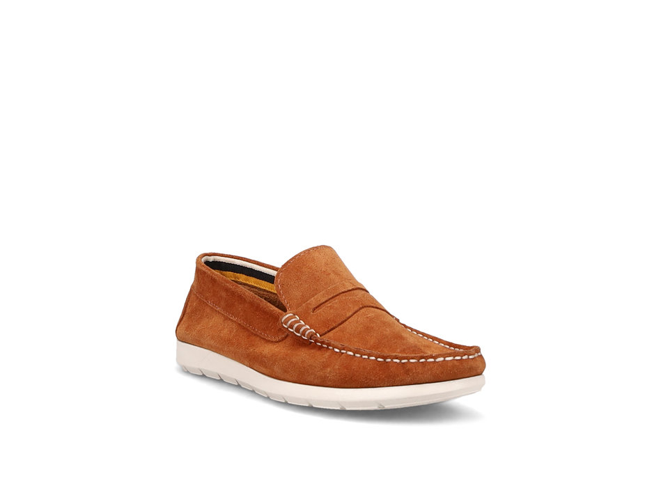 Ταμπά δερμάτινο σουέντ ανδρικό loafer