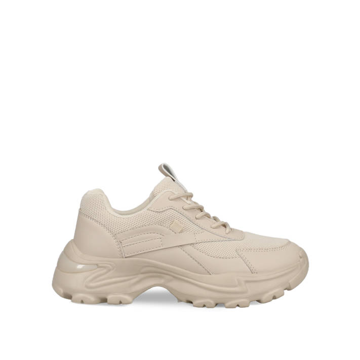 Μπεζ chunky sneaker