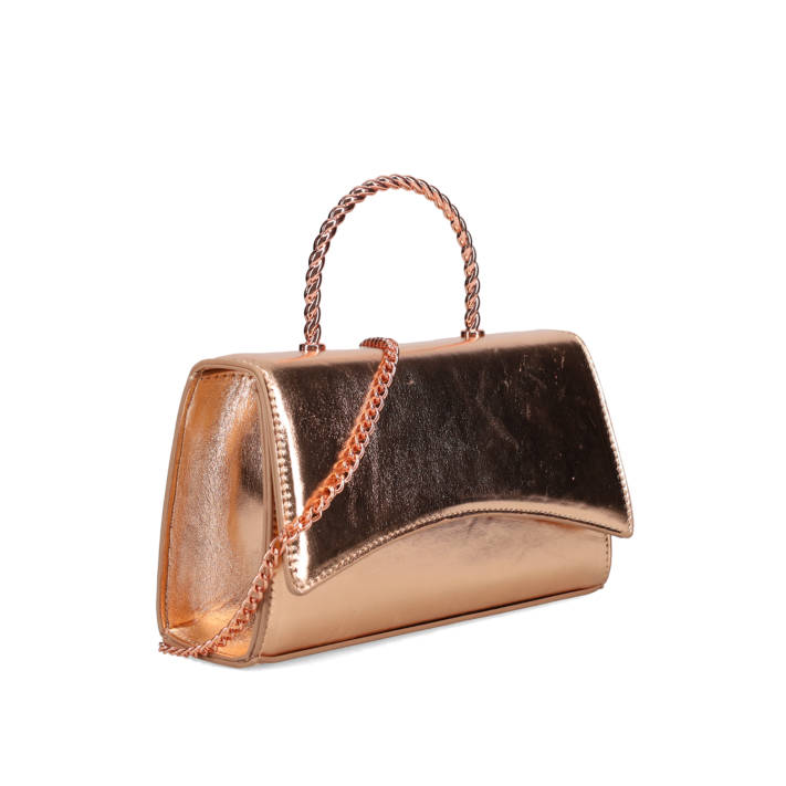 Rose gold handbag