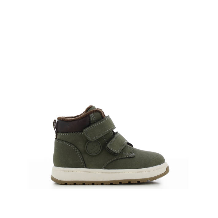 Χακί παιδικό μποτάκι sneaker