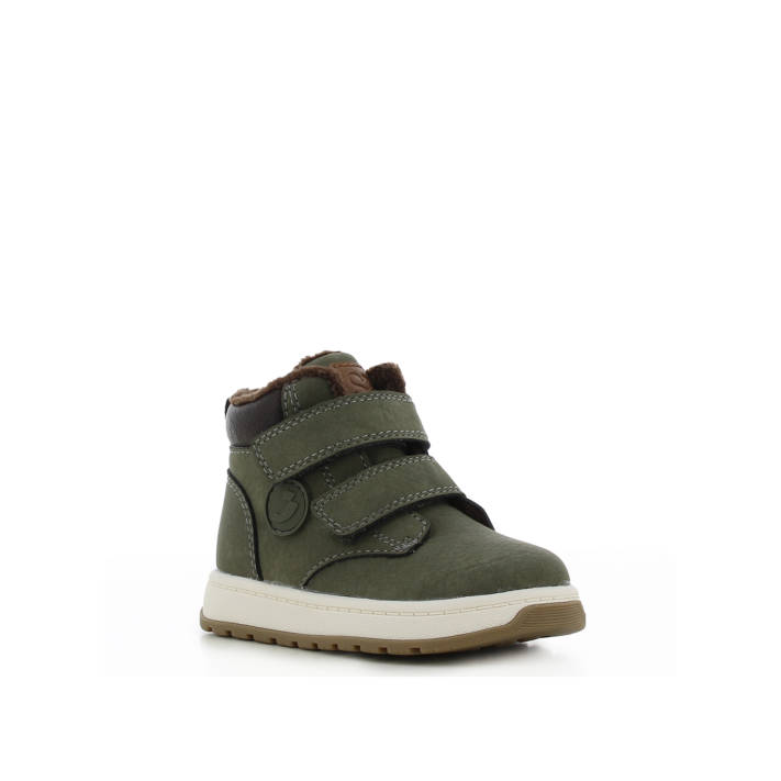 Χακί παιδικό μποτάκι sneaker