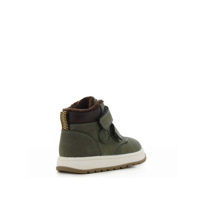 Χακί παιδικό μποτάκι sneaker