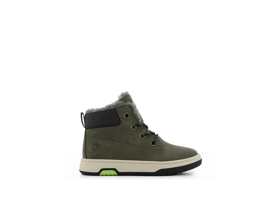 Kids khaki sneaker boot