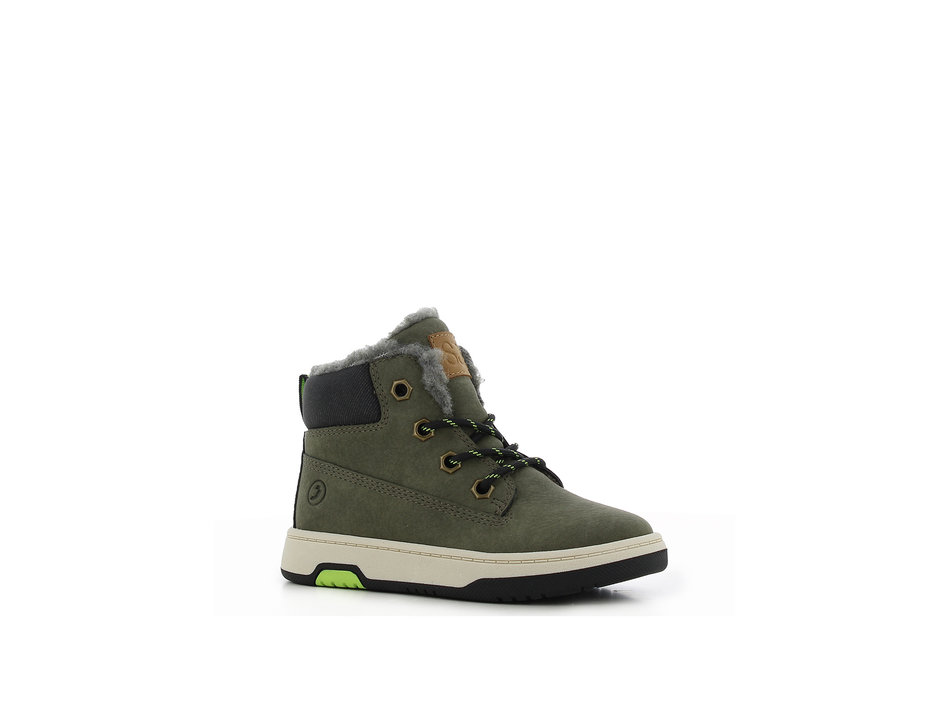 Kids khaki sneaker boot