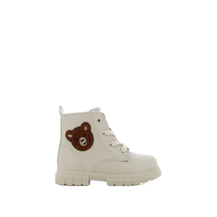 Kids white bootie