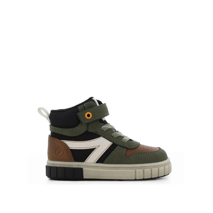 Kids khaki sneaker boot