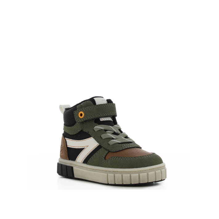 Kids khaki sneaker boot