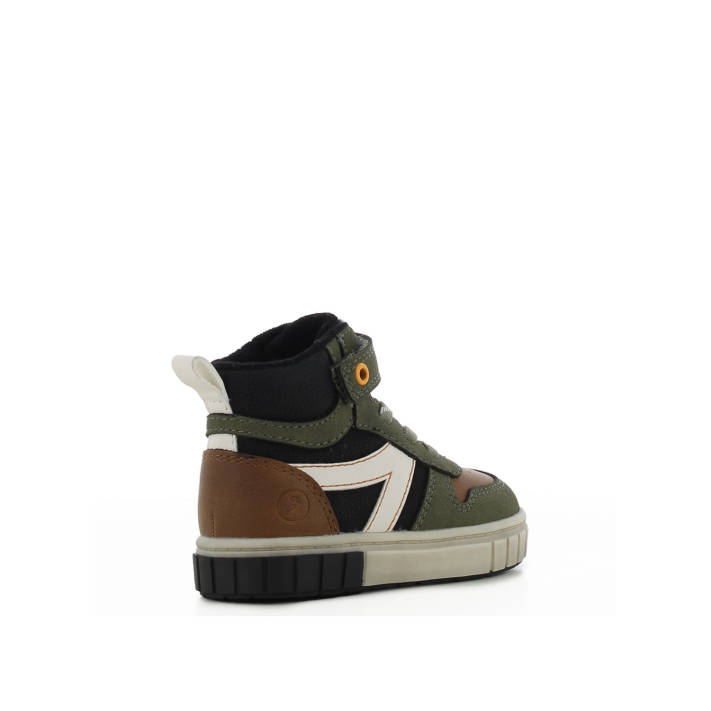Kids khaki sneaker boot