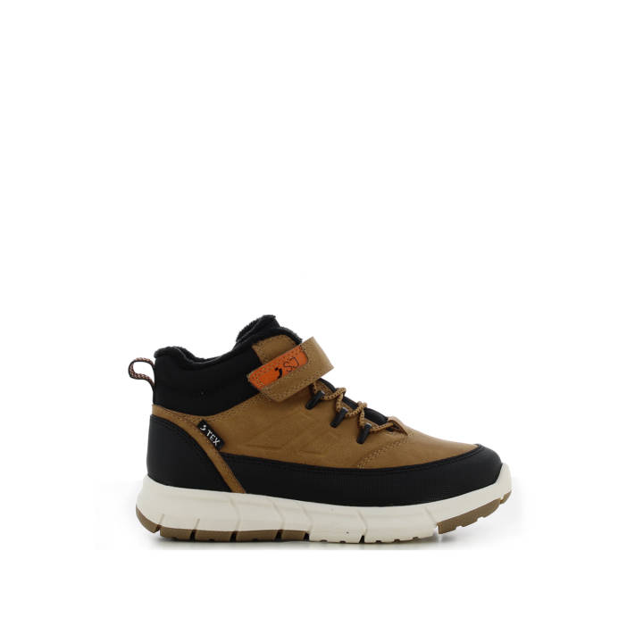 Kids camel sneaker bootie