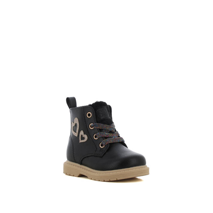 Kids black bootie