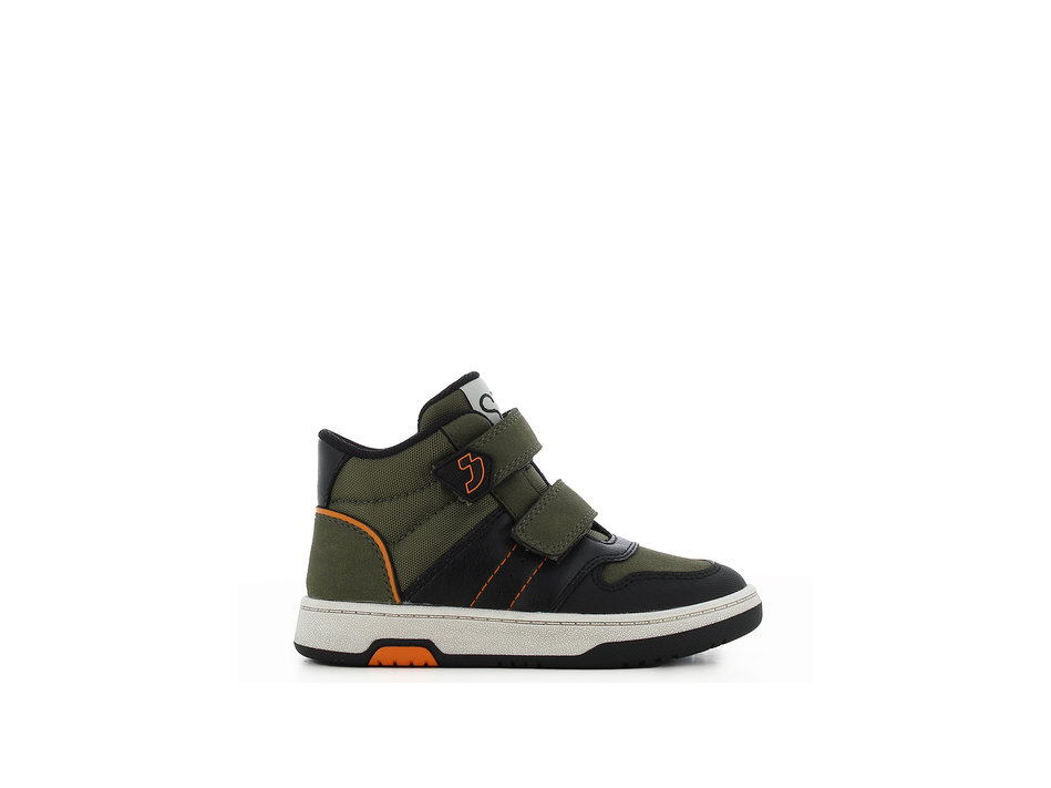 Kids khaki sneaker boot