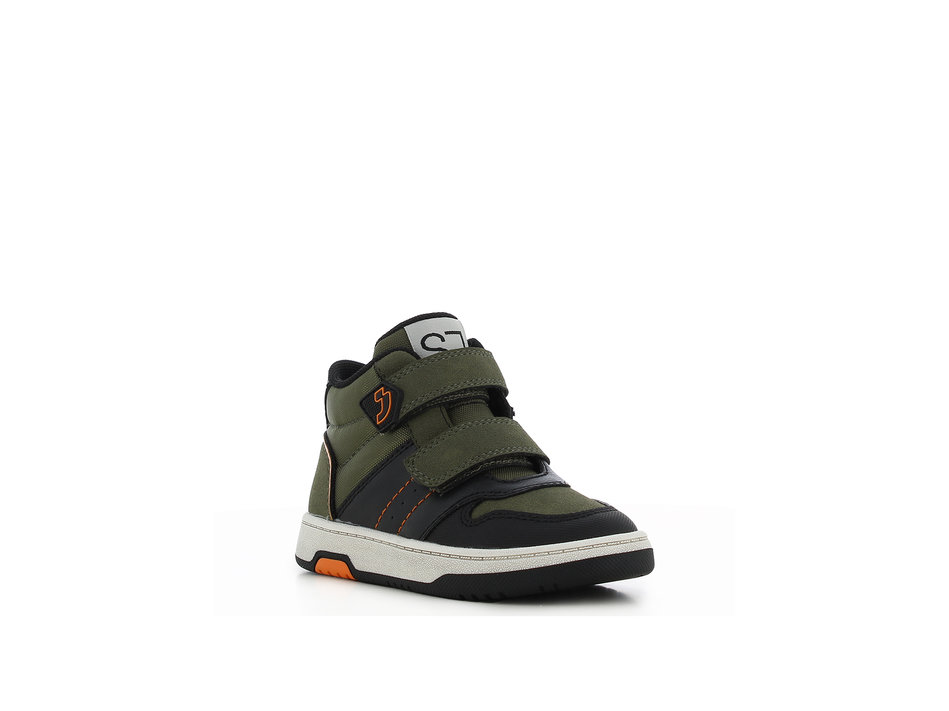Kids khaki sneaker boot