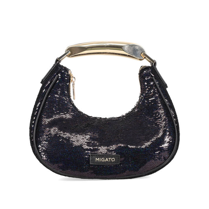 Black sequin bag