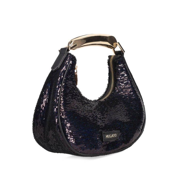 Black sequin bag