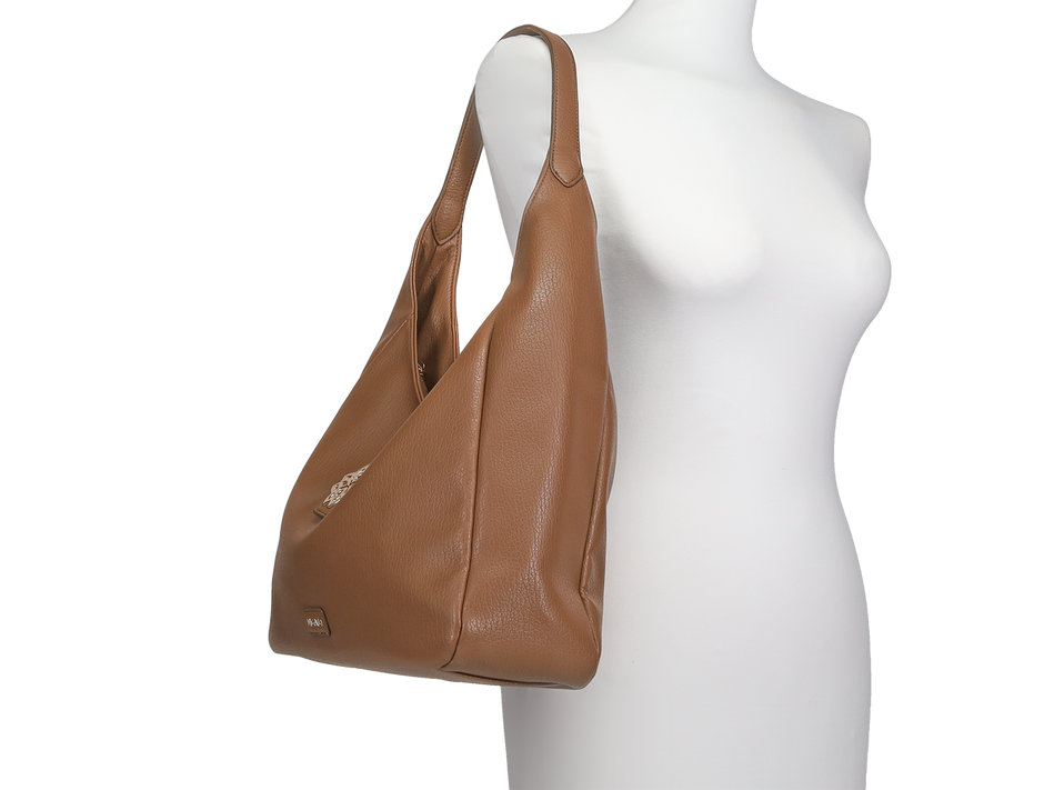 Taupe shoulder bag